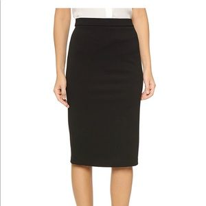 Theory  Lijnek Fixture Ponte pencil Skirt